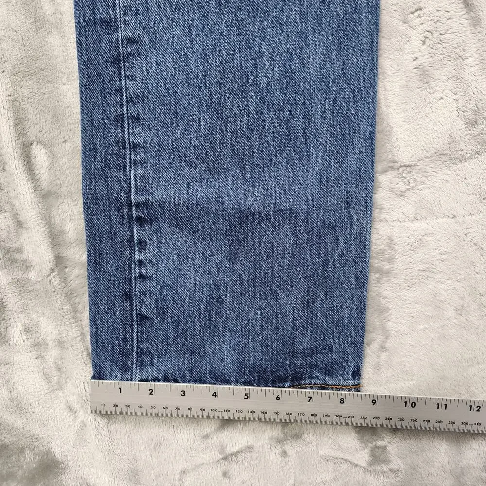 Vintage Levi's 501 Jeans Mens W40 L30.5* Blue Distressed Button Fly Straight Leg